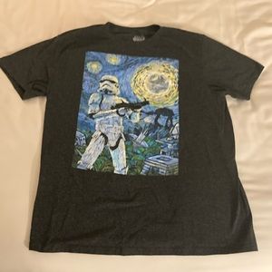 Storm Trooper Starry Night Star Wars Tee